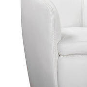 Barolo - 100% Italian Leather Swivel Club Chair (Set of 2) - R&R Furniture Gallery (Fountain Valley, CA)