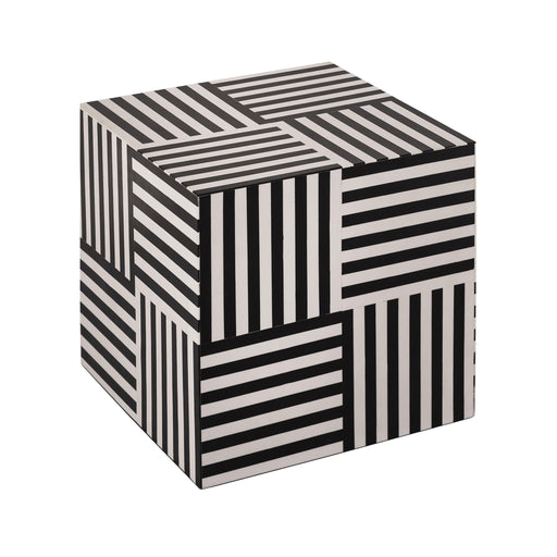 Cube - Side Table - Black - R&R Furniture Gallery (Fountain Valley, CA)