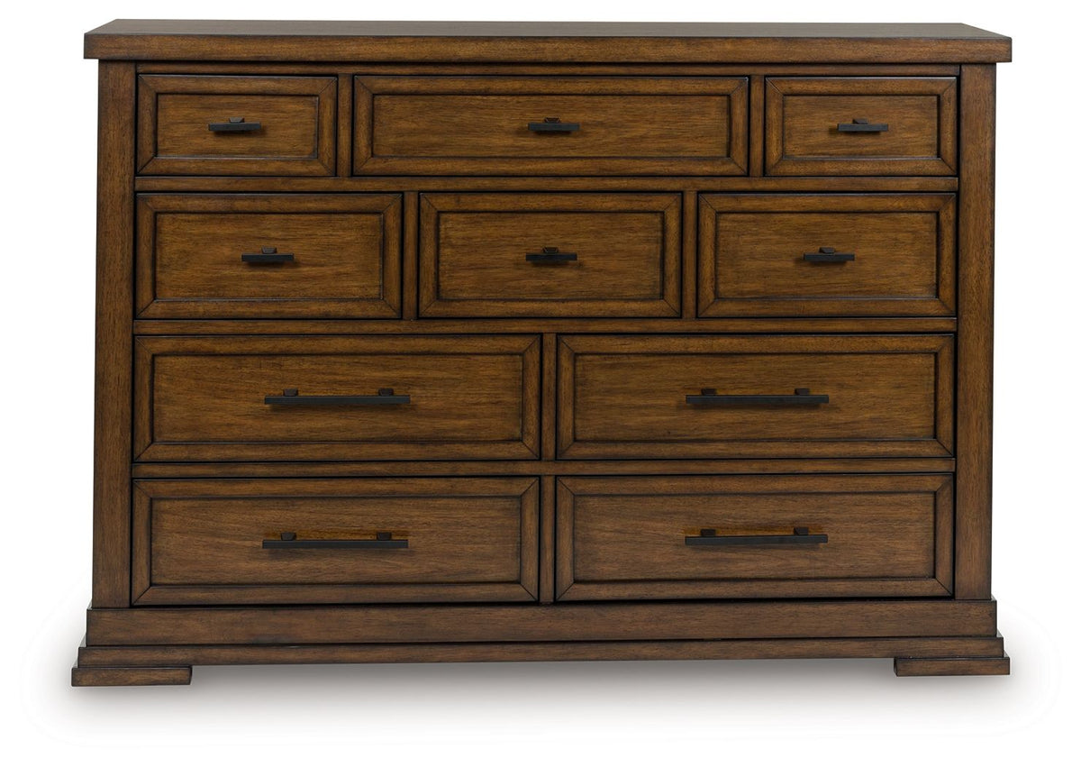 Taffenbrook - Dresser - Medium Brown - R&R Furniture Gallery (Fountain Valley, CA)
