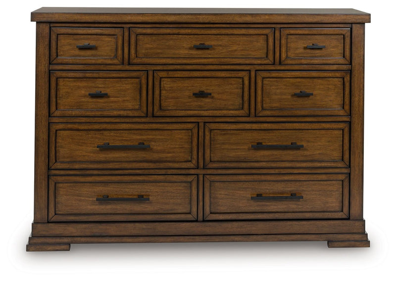 Taffenbrook - Dresser - Medium Brown - R&R Furniture Gallery (Fountain Valley, CA)