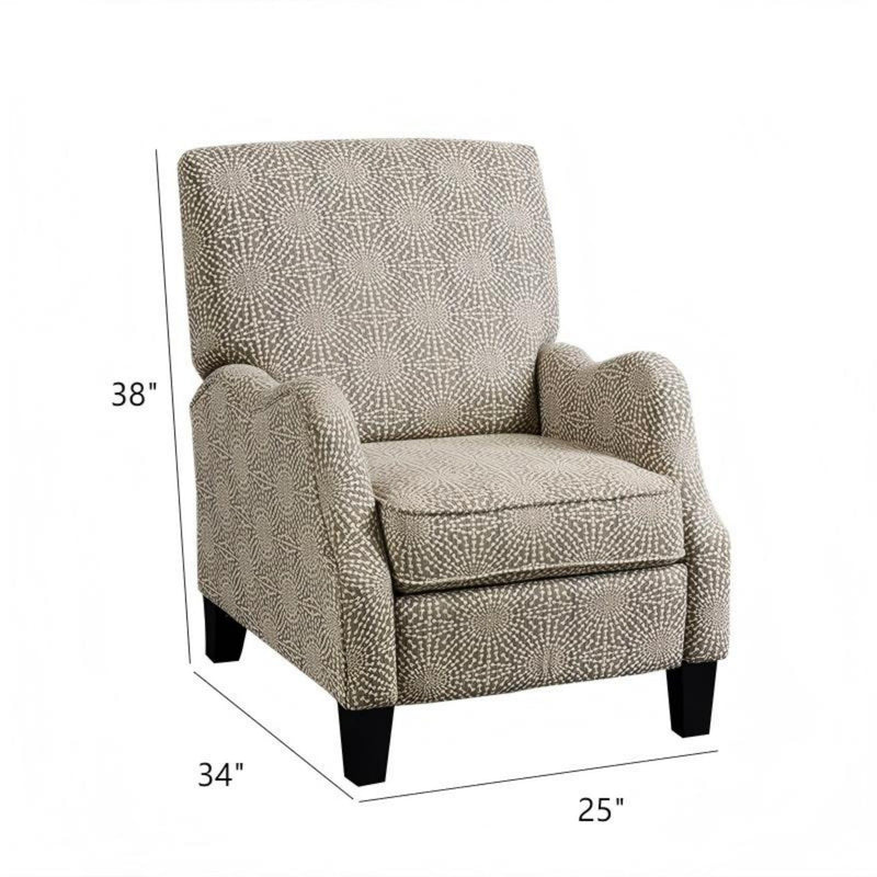Hoffman - Push Back Recliner - Beige Multi - R&R Furniture Gallery (Fountain Valley, CA)