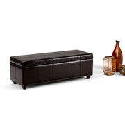 Kingsley - Upholstered Large Storage Ottoman - R&R Furniture Gallery (Fountain Valley, CA)