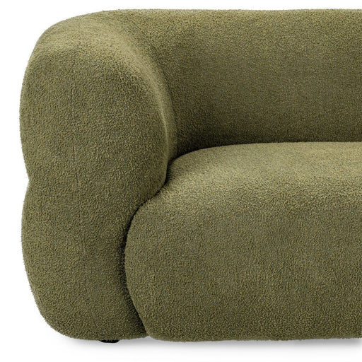 Faris - Upholstered Sofa - Dark Olive - R&R Furniture Gallery (Fountain Valley, CA)