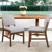 Caldwell - Dining Chair (Set of 2) - Light Gray - R&R Furniture Gallery (Fountain Valley, CA)