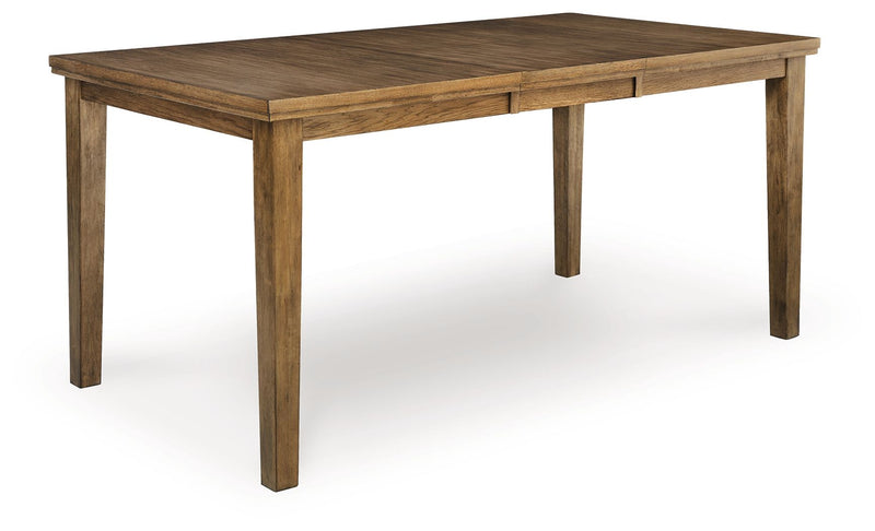 Urbinforte - Counter Height Dining Extension Table - Light Brown - R&R Furniture Gallery (Fountain Valley, CA)