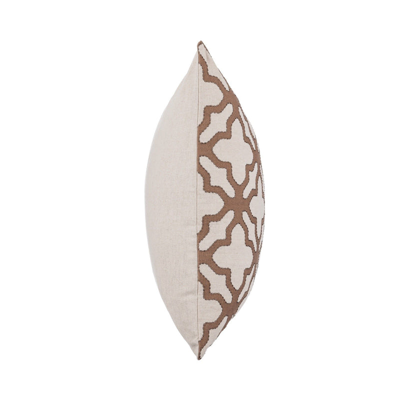 Lineage - Mullan 22" x 22"Pillow - Frothed Brown - R&R Furniture Gallery (Fountain Valley, CA)