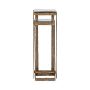 Gillian - Nesting Accent Tables - Brass - R&R Furniture Gallery (Fountain Valley, CA)