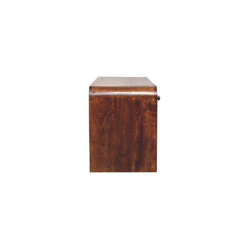 Aspen - Slim Media Unit - Dark Brown - R&R Furniture Gallery (Fountain Valley, CA)