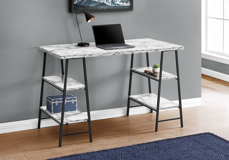 Computer Desk For Home Office, Laptop, Storage Shelves, Contemporary & Modern - R&R Furniture Gallery (Fountain Valley, CA)