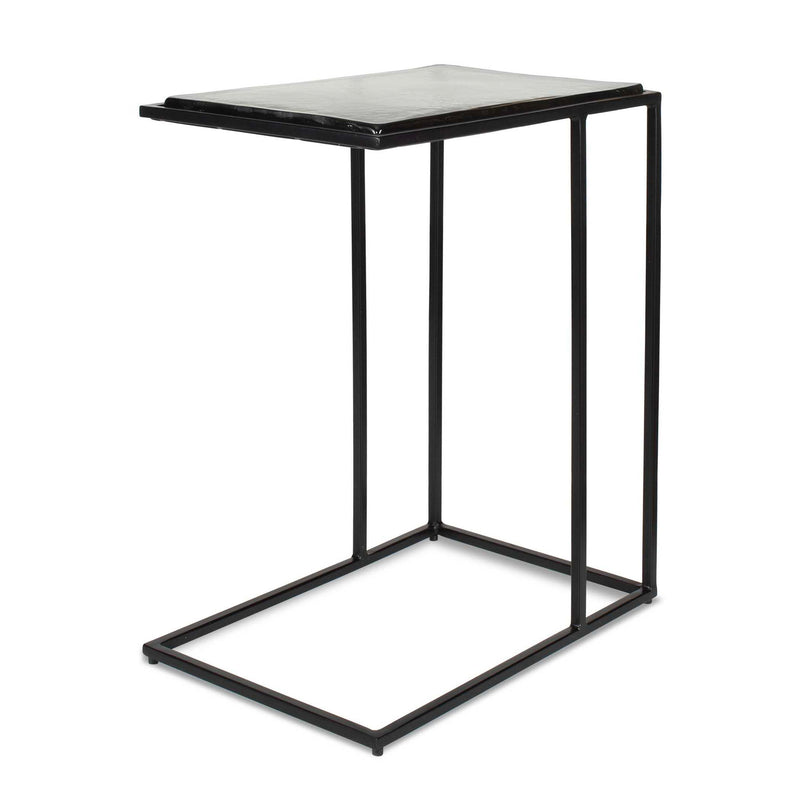 Mateo - Glass Top Accent Table - Black