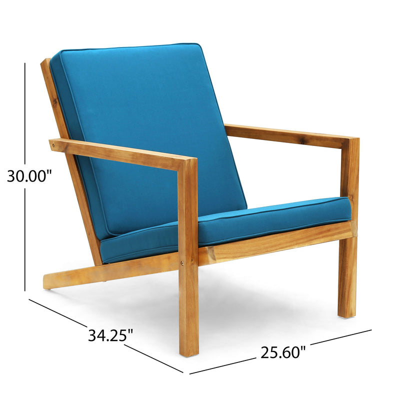 Celestaria - 3 Piece Outdoor Chat Set With Adirondack Chairs, Cushions And Side Table - R&R Furniture Gallery (Fountain Valley, CA)