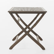 Blissique - Outdoor Foldable Wood Dining Table With Slat Design - R&R Furniture Gallery (Fountain Valley, CA)
