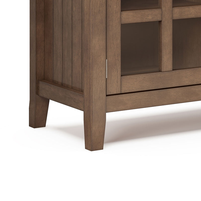 Acadian - TV Media Stand - Rustic Natural Aged Brown - R&R Furniture Gallery (Fountain Valley, CA)