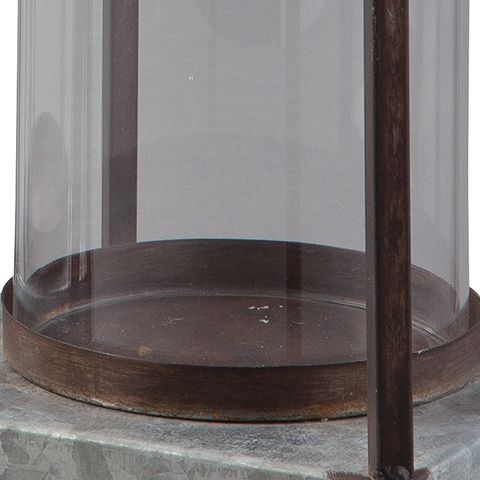 Diedrick - Lantern Set (Set of 2) - Gray / Black - R&R Furniture Gallery (Fountain Valley, CA)