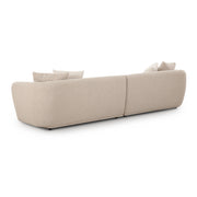 Sylvie - 4-Seater Sofa - Cream - R&R Furniture Gallery (Fountain Valley, CA)