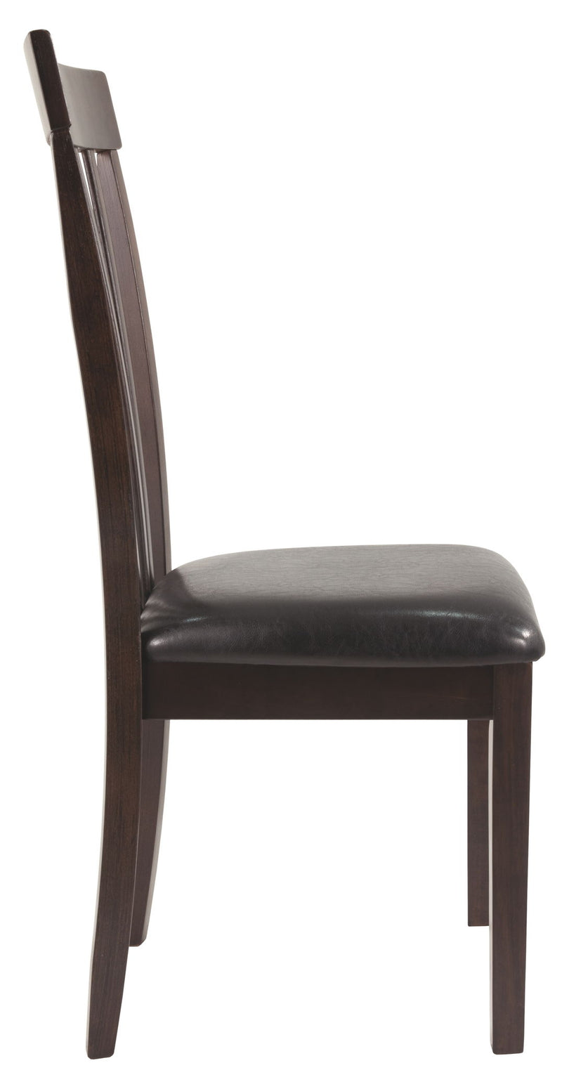 Hammis - Dining UPH Side Chair (Set of 2) - Dark Brown - R&R Furniture Gallery (Fountain Valley, CA)