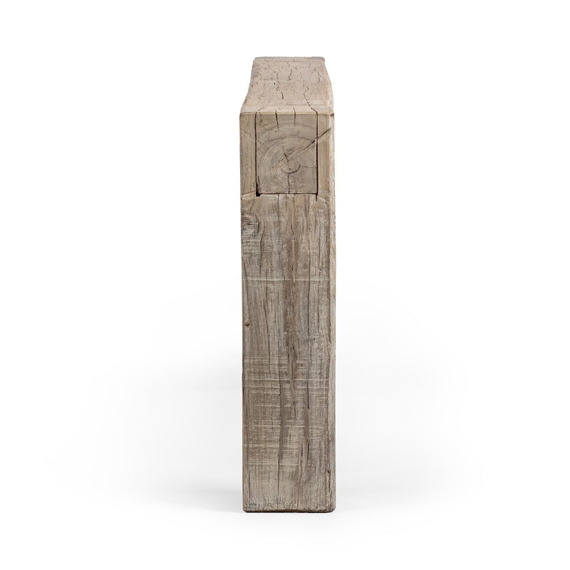 Classic Home Giza Console Table with a sleek wooden surface and modern design, perfect for entryways or living rooms.