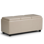 Avalon - Upholstered Storage Ottoman - R&R Furniture Gallery (Fountain Valley, CA)