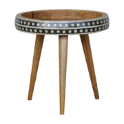 Small Patterned Nordic Style End Table - R&R Furniture Gallery (Fountain Valley, CA)