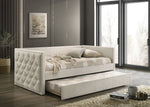 Renzi - Twin Daybed w/ Trundle, Beige