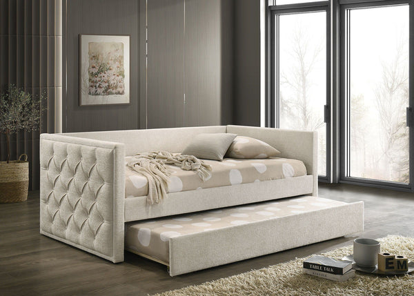 Renzi - Twin Daybed w/ Trundle, Beige
