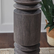 Fainwell - Poly Floor Lamp - Distressed Black - R&R Furniture Gallery (Fountain Valley, CA)