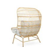 Palos - Outdoor Wicker Loveseat - Light Brown - R&R Furniture Gallery (Fountain Valley, CA)