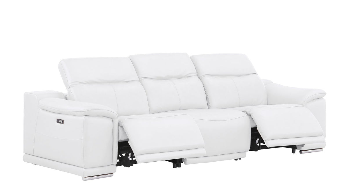 2679 - Genuine Leather Reclining Set (Sofa And Loveseat With 4 Power Recliners)