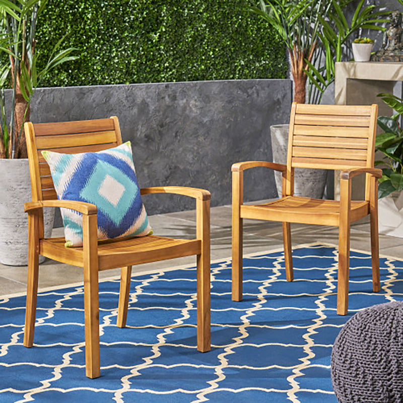 Outdoor Dining Chair, Stacking Design For Patio - R&R Furniture Gallery (Fountain Valley, CA)