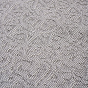 Guros - 6' X 9' Medallion Indoor / Outdoor Area Rug - White / Ivory - R&R Furniture Gallery (Fountain Valley, CA)