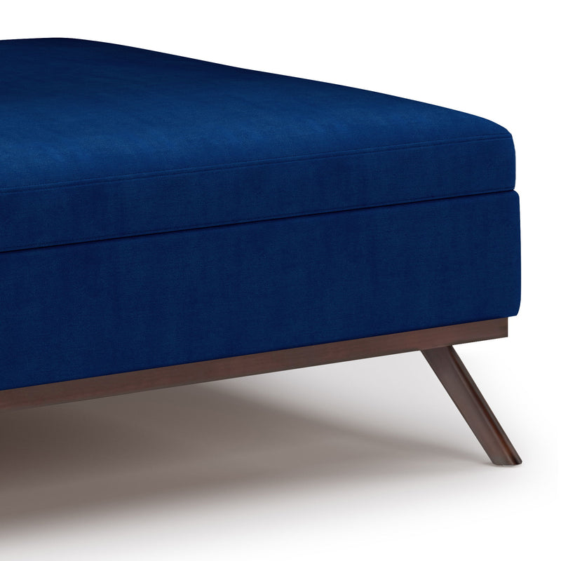 Owen - Multifunctional Square Coffee Table Storage Ottoman - R&R Furniture Gallery (Fountain Valley, CA)