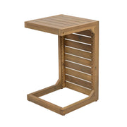 Aluminum Outdoor C - Shaped Side Table For Patio - R&R Furniture Gallery (Fountain Valley, CA)