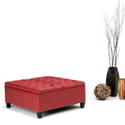 Harrison - Upholstered Coffee Table Storage Ottoman - R&R Furniture Gallery (Fountain Valley, CA)