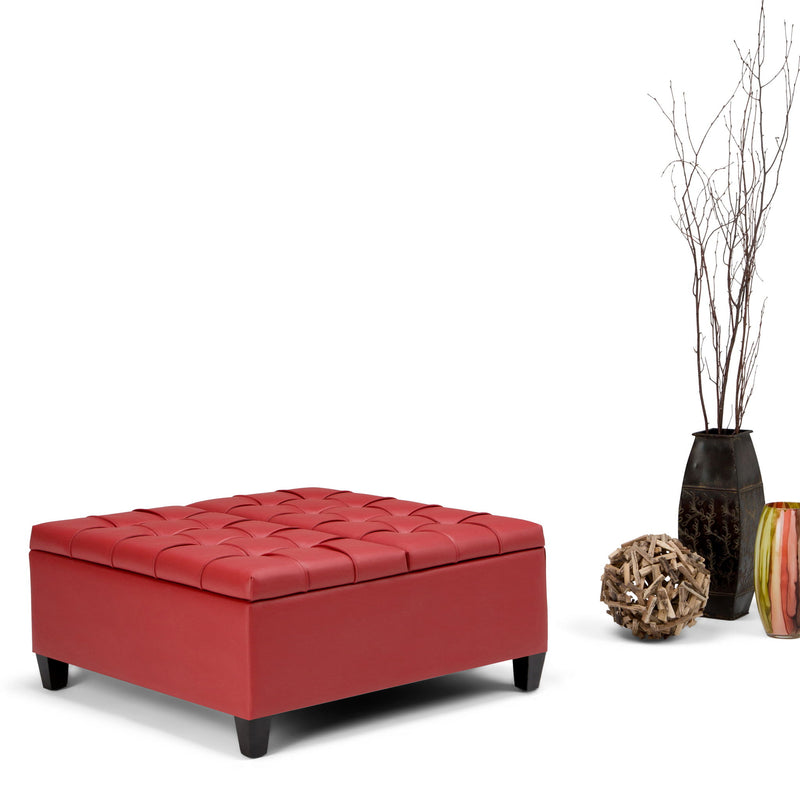Harrison - Upholstered Coffee Table Storage Ottoman - R&R Furniture Gallery (Fountain Valley, CA)