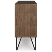Chase - Low Bookcase - Rustic Natural Aged Brown - R&R Furniture Gallery (Fountain Valley, CA)