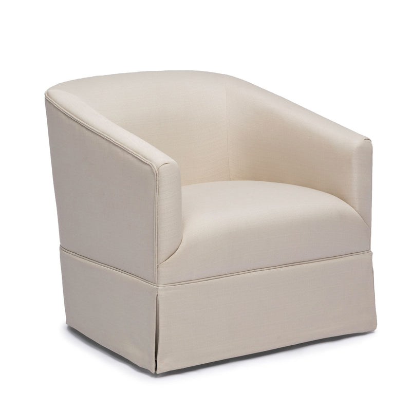 Earl - Skirted Swivel Chair - R&R Furniture Gallery (Fountain Valley, CA)