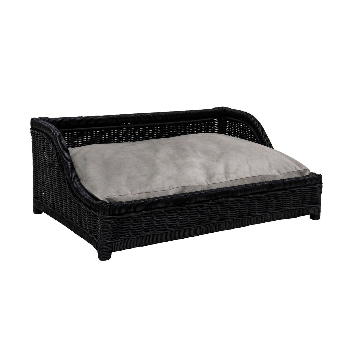 Poppy - Rattan Small Pet Bed - Black - R&R Furniture Gallery (Fountain Valley, CA)