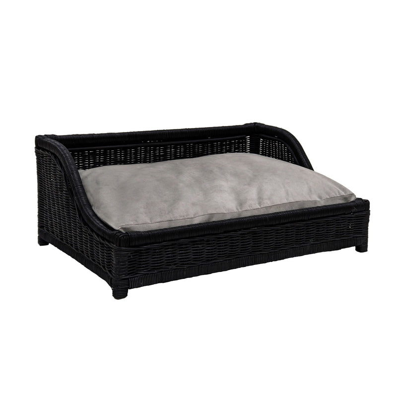 Poppy - Rattan Small Pet Bed - Black - R&R Furniture Gallery (Fountain Valley, CA)