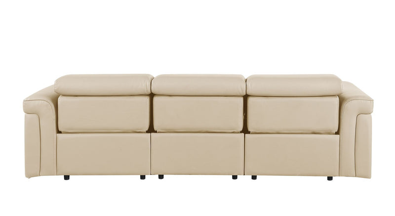 1126 - 3-Piece Modular Power Reclining Sofa In With 3 Power Recliners & Power Headrests