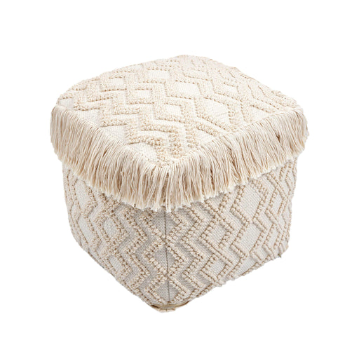 Inca - Pouf - Beige - R&R Furniture Gallery (Fountain Valley, CA)