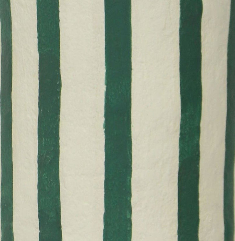 Maiori - Striped Papier Mache Table Lamp - R&R Furniture Gallery (Fountain Valley, CA)