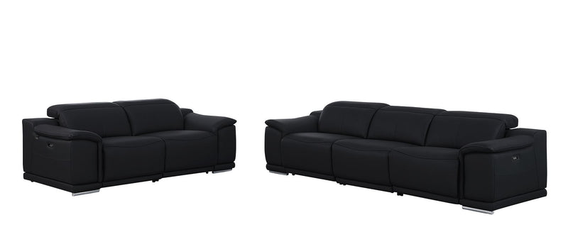 9762 - 5-Piece Modular Power Reclining Sofa And Loveseat Set 5 Power Recliners In