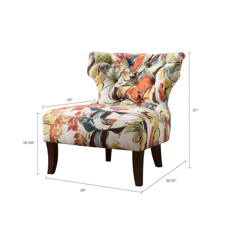 Erika - Accent Chair With Printed Upholstery - Multi - R&R Furniture Gallery (Fountain Valley, CA)