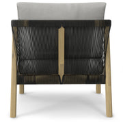 Palmetto - Outdoor Conversation Chair (Set of 2) - Stone Gray - R&R Furniture Gallery (Fountain Valley, CA)