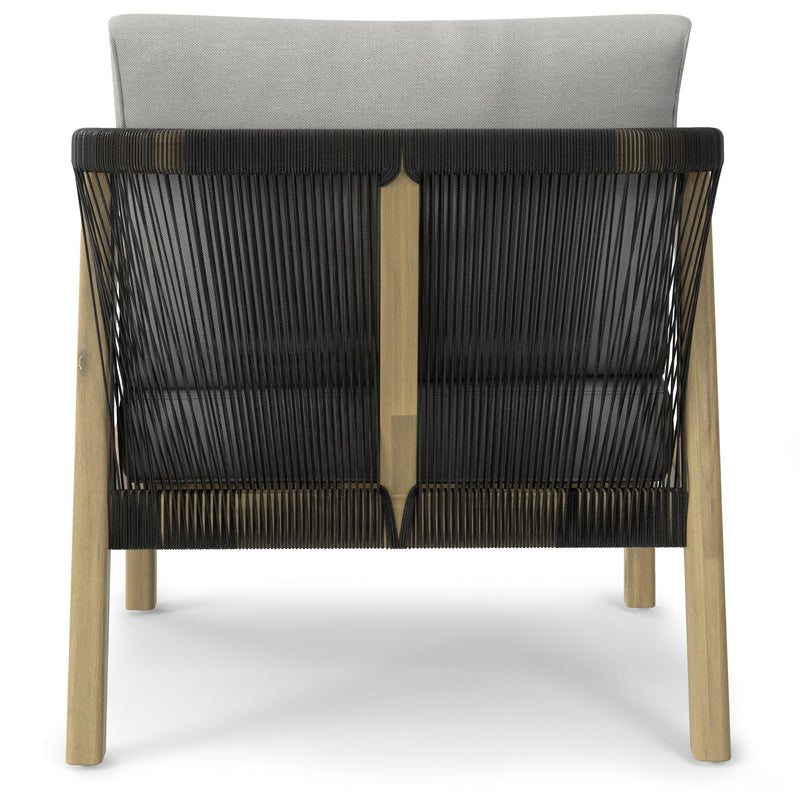 Palmetto - Outdoor Conversation Chair (Set of 2) - Stone Gray - R&R Furniture Gallery (Fountain Valley, CA)