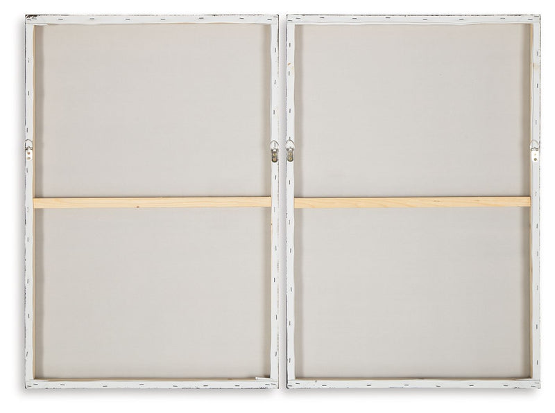 Brockdunn - Wall Art Set (Set of 2) - Tan / Brown - R&R Furniture Gallery (Fountain Valley, CA)