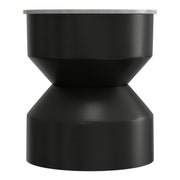 Maxine - Side Table - Black White - R&R Furniture Gallery (Fountain Valley, CA)