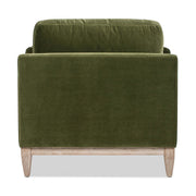 Pasadena - Wide Modern Farmhouse Accent Arm Chair - Olive Green - R&R Furniture Gallery (Fountain Valley, CA)