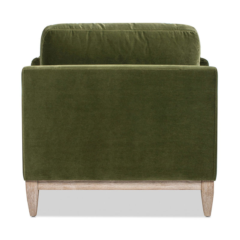 Pasadena - Wide Modern Farmhouse Accent Arm Chair - Olive Green - R&R Furniture Gallery (Fountain Valley, CA)