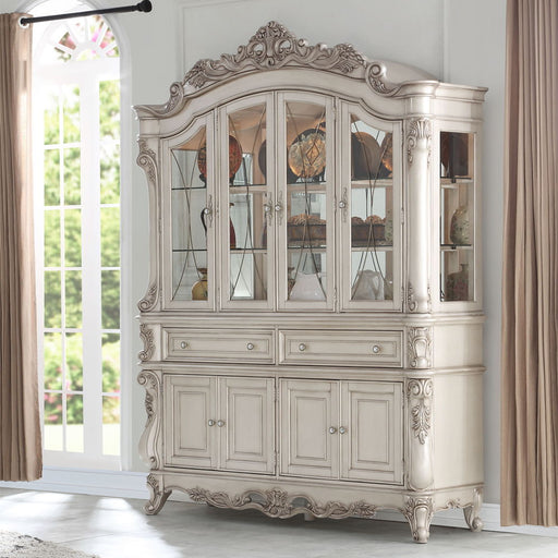 Gorsedd - Buffet & Hutch - Golden Ivory - R&R Furniture Gallery (Fountain Valley, CA)